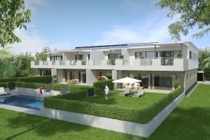 residenza OASI uno In un tranquillo quartiere di villette unifamiliari costruiamo su di un terreno di 2 052 m2 8 attrattivi