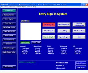 SERIE HCS-8300 SISTEMI CONFERENCE PAPERLESS SOFTWARE DI GESTIONE HCS-8215 1.