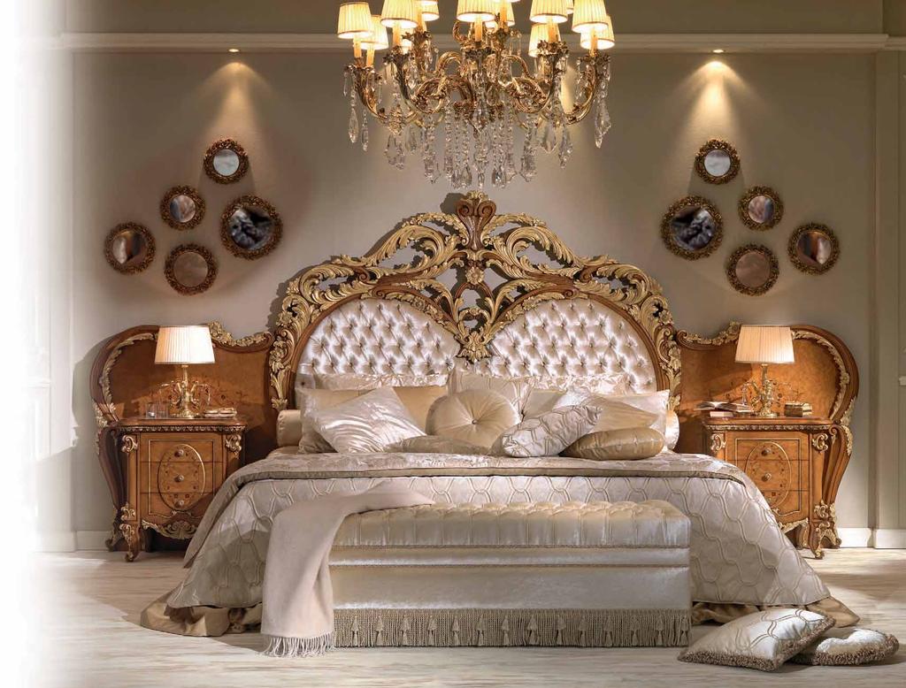 La notte non è mai stata cosi raffinata The night has never been so elegant _ 1700 testata letto headboard cm.