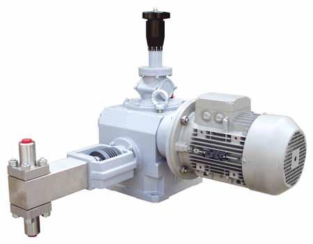 TS High pressure Alta pressione The plunger metering pumps of the "TS" series are provided with the same positive return mechanisms as in LY - LK - LN - LP STD.