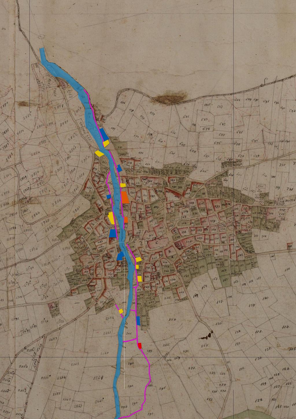 La molitura avveniva in opifici locali: le autorità rilevazioni delle veneziane li quantificano in 49 nel 1573, 17 nel 1609 e 64 nel 1618, distinti in mulini «a rotha», ovvero a macina e mulini «a