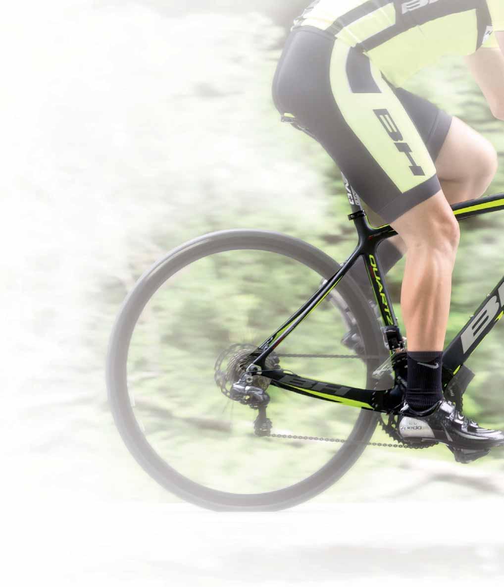 ROAD endurance QUARTZ & QUARTZ DISC endurance Creata ex professo La geometria del modello Quartz offre l efficienza e l equilibrio necessario per una bicicletta
