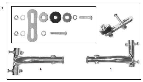 1 FM0.02890 SUPPORTO MARMITTA KZ Comp. EXHAUST SUPPORT KZ Complete 2 FK0.01823 ATTACCO supporto marmitta completo Exhaust support CLAMP complete 3 FM0.01824 SUPPORTO MARMITTA Rotax New Compl.