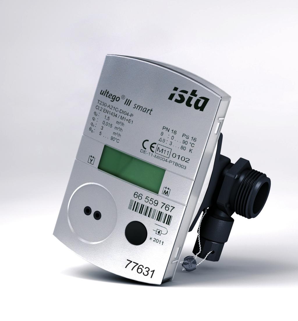 ultego III smart versione compatta L ultego III smart è un contatore di calore compatto per la corretta misurazione fisica del consumo di energia.