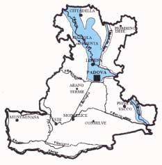 Il bacino del Brenta Il bacino del Brenta costituisce il sistema fluviale di maggior interesse della Provincia di Padova, soprattutto in virtù del grande valore ambientale del suo corso d'acqua
