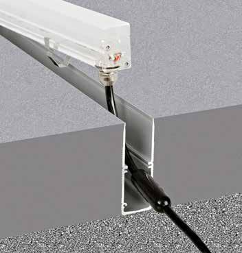 In order to guarantee a proper installation the fixtures that will be recessed Aldabra has developed various types of recessing boxes depending on the type of installation of the products.