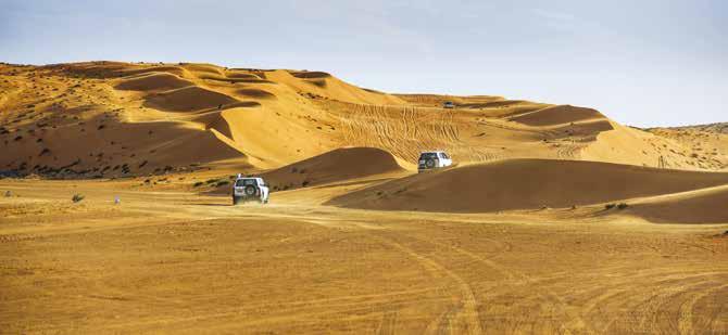 Il deserto è una delle regioni più affascinanti dell Oman, con il suo spazio infinito i suoi colori che variano in base all intensità della luce, le sue dune scolpite dal vento, il cielo trapuntato