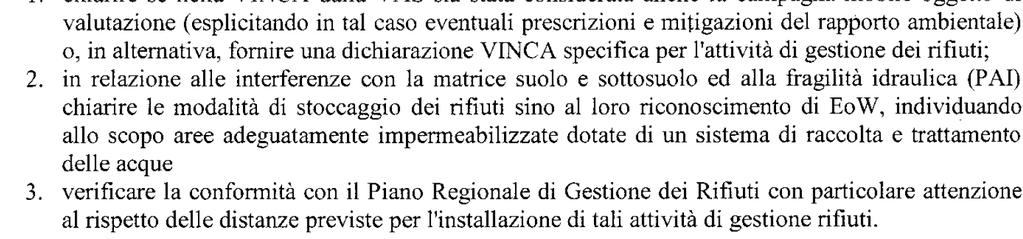 Premessa Il presente documento risponde alla richiesta di integrazioni da parte della Provincia di Verona con no