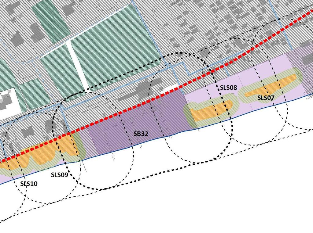 Area concedibile SB32 DATI GENERALI DELL INTERVENTO Ubicazione Tipologie delle opere previste Attuale stato di fatto dell area Superficie dell area concedibile Carico teorico massimo sostenibile