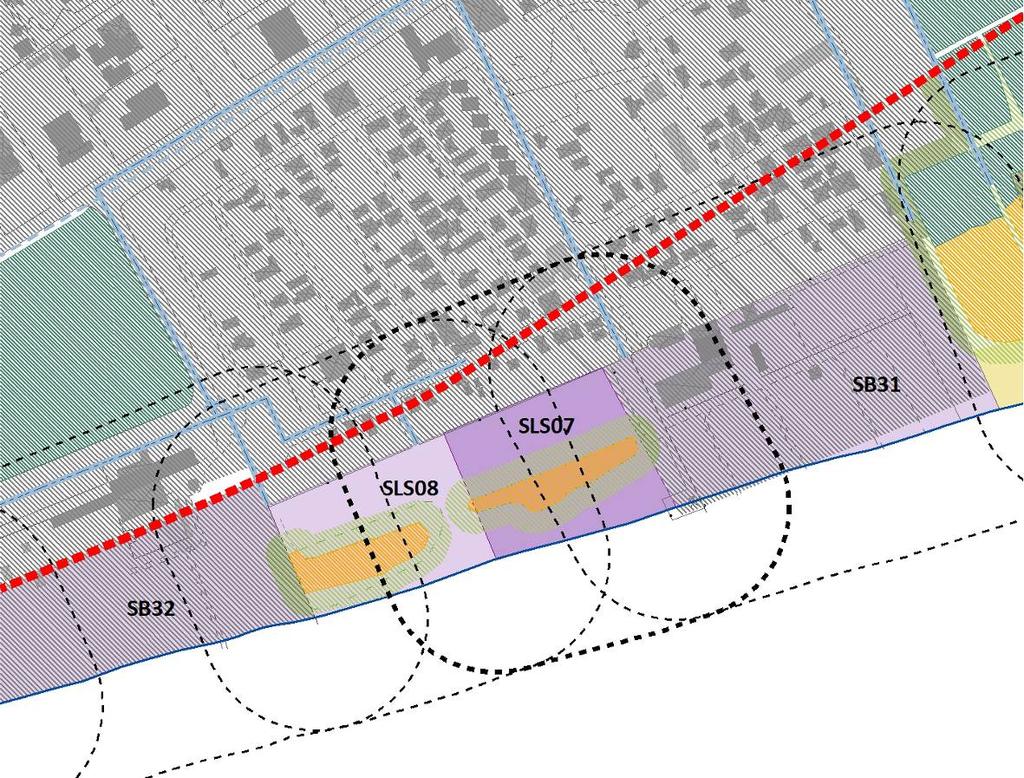 Area concedibile SLS07 DATI GENERALI DELL INTERVENTO Ubicazione Tipologie delle opere previste Attuale stato di fatto dell area Superficie dell area concedibile Carico teorico massimo sostenibile