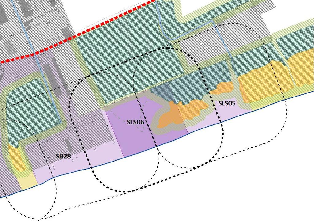 Area concedibile SLS06 DATI GENERALI DELL INTERVENTO Ubicazione Tipologie delle opere previste Attuale stato di fatto dell area Superficie dell area concedibile Carico teorico massimo sostenibile