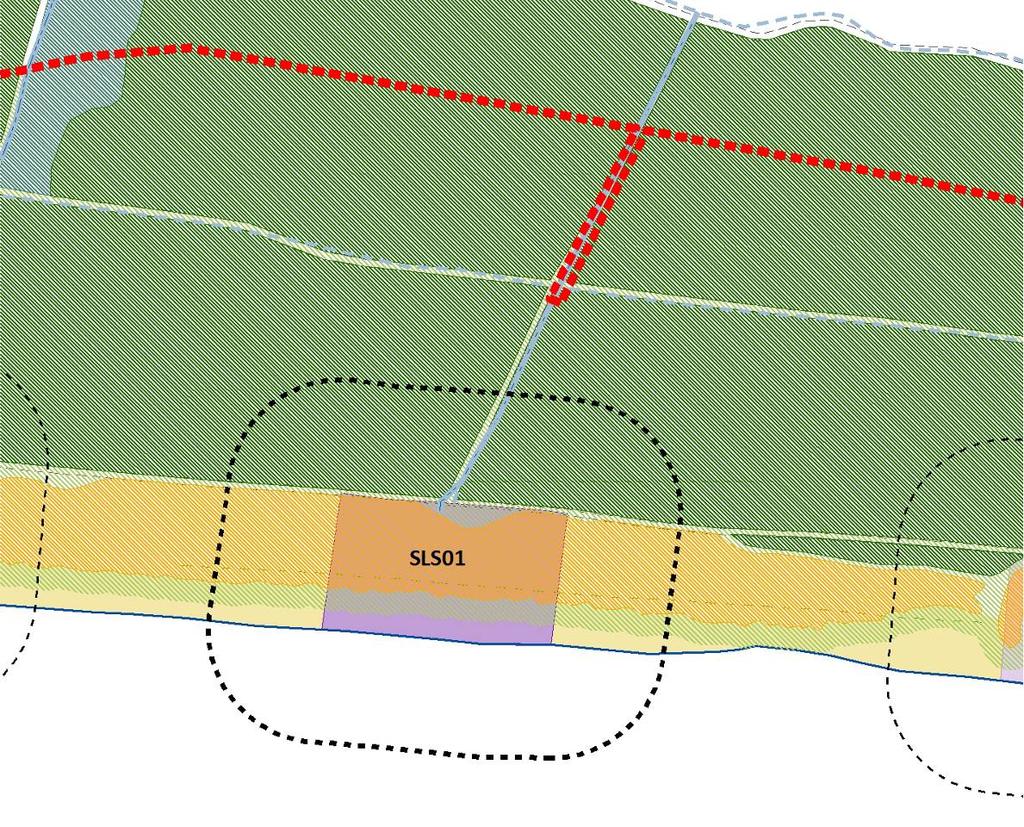 Area concedibile SLS01 DATI GENERALI DELL INTERVENTO Ubicazione Tipologie delle opere previste Attuale stato di fatto dell area Superficie dell area concedibile Carico teorico massimo sostenibile