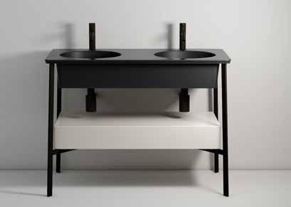 wooden finished or lacquered shelf 00 x 6 Cassetto in legno laccato o essenza Lacquered or wooden finished drawer 00 x 6 x h6 Materiali e finiture_materials and finishes lavabo/washbasin piano/shelf