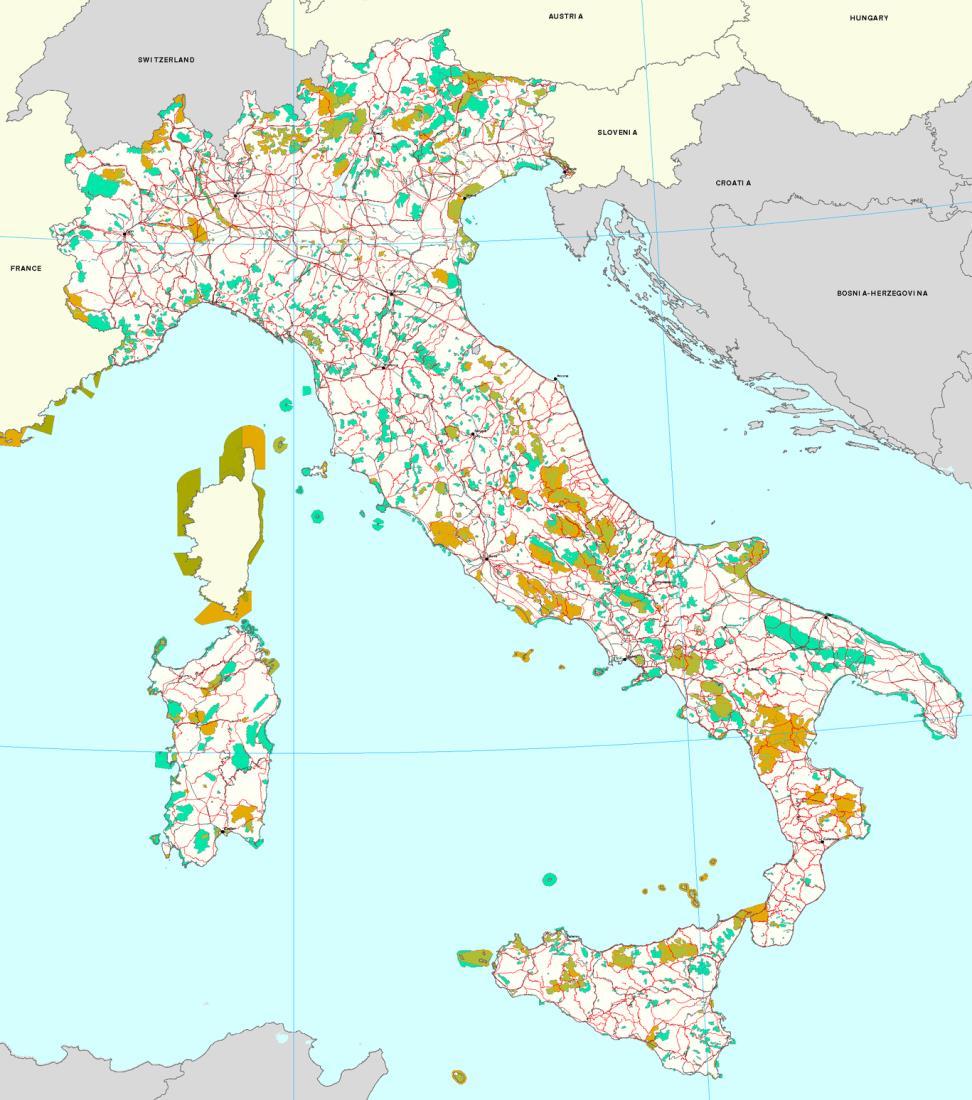 Zone di protezione speciale - ZPS (Direttiva 79/409/CEE)