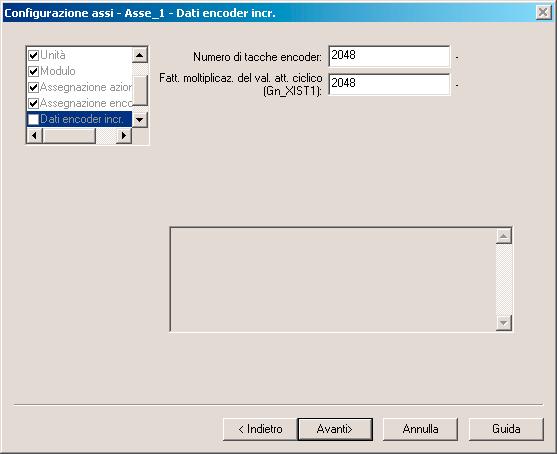 Domande frequenti 7.10 Collegamento di SIMODRIVE 611U a SIMOTION Encoder a impulsi, resolver ed encoder vanno configurati secondo le tabelle riportate in "Impostazioni dell'encoder".