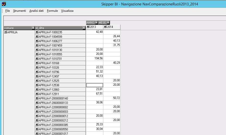 BUSINESS INTELLIGENCE Analisi a