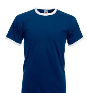 Composizione: JERSEY 100% COTONE Peso: 150 GR/MQ BASEBALL T-shirt girocollo manica corta bicolore