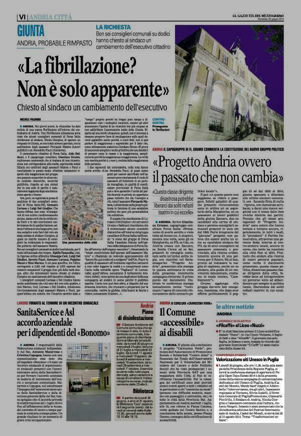 29 giugno 2014 Pagina 42 La Gazzetta del Mezzogiorno (ed. Nord Barese) Valorizzazione siti Unesco in Puglia E Lunedì 30 giugno, alle ore 11.