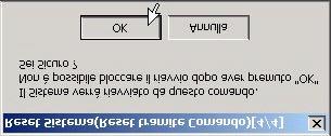 Avvio reset di sistema Confermare l operazione facendo clik su OK 9.