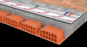 CONDUCIBILITA TERMICA RESISTENZA TERMICA CALORE SPECIFICO 22 mm circa λ = 0,037 W/mK = 0,595 m 2 K/W c = 2100 J/kgK FATTORE DI RESISTENZA AL VAPORE μ = 3600 EQUIVALENTE D ARIA DEFORMAZIONE SOTTO