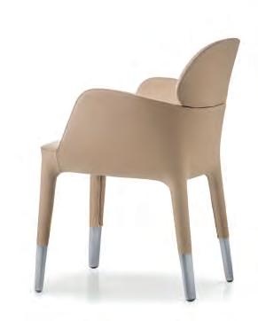 incrociate. Disponibile anche la sedia (Art.691) Ester armchair (Art.