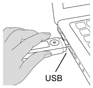 Valutazione dei valori dal PC 1 Il misuratore deve essere spento. Inserire il connettore USB del misuratore in una porta USB libera del PC.
