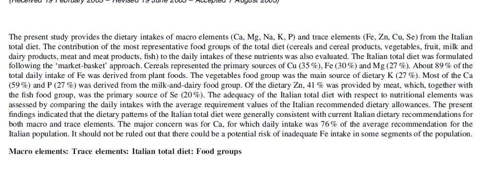 Selezione nutrienti e altri componenti Minerali Macroelement i Calcio Fosforo Magnesio