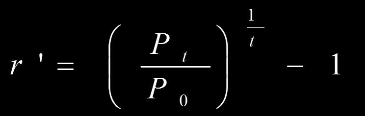 Tasso d incremento geometrico (r ) si assume che ciascun individuo, che ogni anno si aggiunge alla popolazione iniziale, contribuisca a sua volta