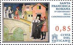 Un.1506 Sas.1498 Santa Francesca Romana - 20 maggio 2009 2 francobolli Dent.13¼ blocco Stampa: offset Stampato da: Cartor Fogli da: 10 Dim.: 48 30 (mm) Un.1509/1510 - Sas.