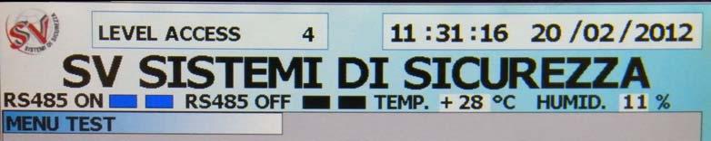 Le voci del sotto menù possono essere selezionate sia a mezzo delle frecce direzionali che dei tasti numerici o toccando