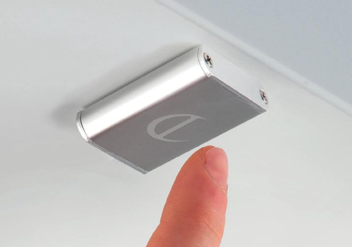 TOUCH ME FW integra anche la funzione night-light che si attiva solo quando gli apparecchi sono spenti.