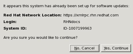 Reference Guide CAPITOLO 2. CLIENT RHN_REGISTER Red Hat Enterprise Linux presenta un'applicazione chiamata rhn_register.