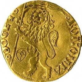 Stato della Chiesa - Signoria dei Bentivoglio Paolo II (1464-1471) 246. Bolognino d oro, 1464-1471 Oro g 3,44 mm 22,13 inv.