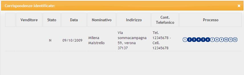 Una volta inserito il nome e cognome del Cliente, cliccando su Controlla Anagrafica verrà effettuato un controllo su tutte le scheda