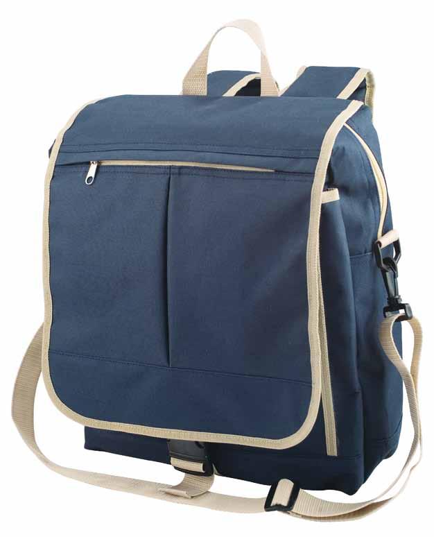 AL 0021 Borsa in Neopel e nylon con scomparto porta