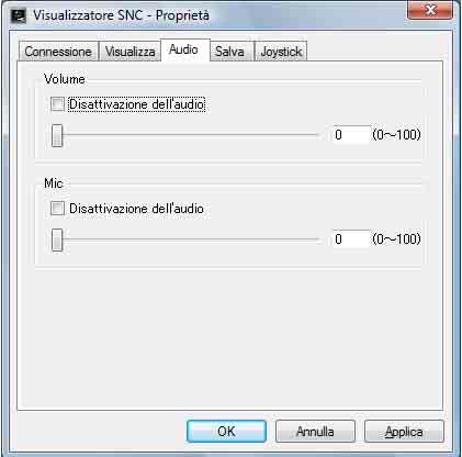 Scheda Visualizza Volume Esclusione audio: Selezionare questa opzioneper escludere l audio all avvio.