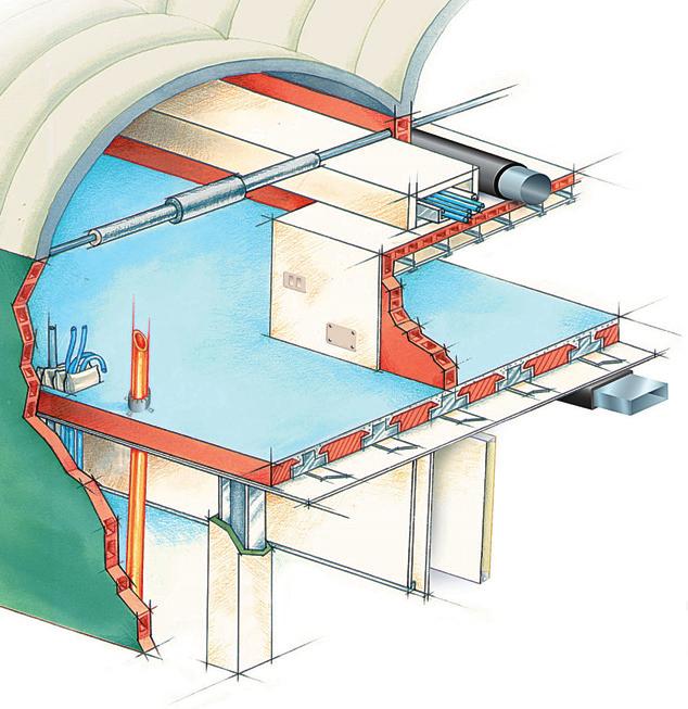 COLONNE E TRAVI TIRANTI SISTEMA QUALITA Coppelle Advin shell Bifire - R 120 Gipsbifire E R