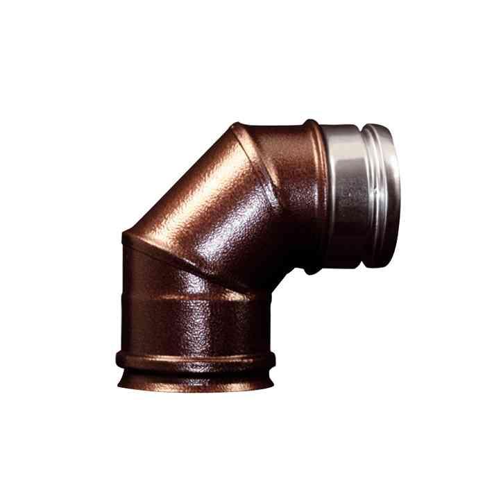 515cdpr Curva a 90 doppiaparete aria con esterno colore Elbow 90 double wall 10 mm air insulation grained finish H 95 100 110 130 135 170 180 A 145 150 160 180 185 220 250 B 65 65 65 65 65 65 65 C 54