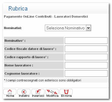 19. Utilizzando la rubrica è possibile archiviare i dati di ogni rapporto di lavoro, per i successivi pagamenti. 20.