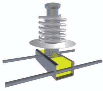 strutture prefabbricate Konnektor: sistema brevettato per il collegamento degli strati in calcestruzzo di pannelli ad alto isolamento e a taglio termico Fisis: fissaggio sismico a