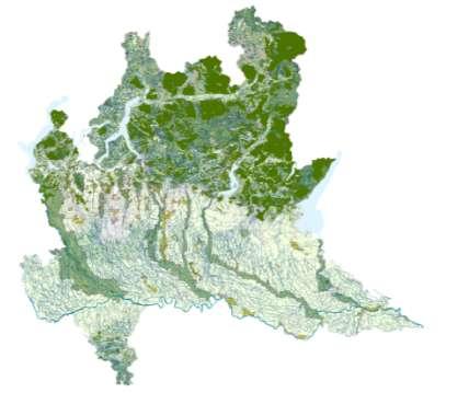La Regione Lombardia LEGENDA: Dati tratti da Piano Territoriale