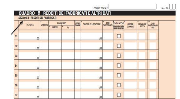 Quadro B Sezione Sezione I Contenuto Indicare (con riferimento al 2016) 