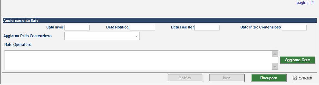 1.1.2 Aggiornamento Stato L aggiornamento degli stati non è nient altro che l inserimento nel Sistema di date significative dello stato di avanzamento.