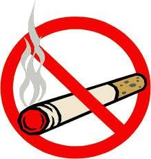 Non fumare Il rosso della sigaretta era