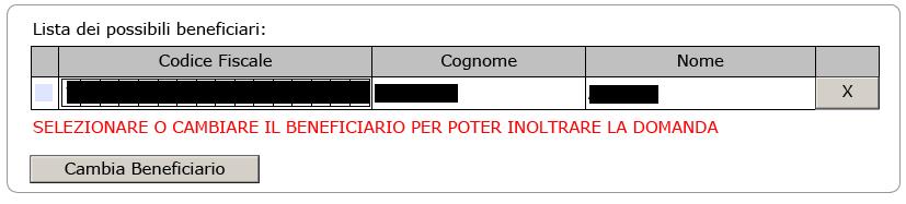 Attenzione: l indirizzo e-mail e il numero di cellulare sono campi obbligatori e devono essere necessariamente valorizzati per l invio della domanda. 3.