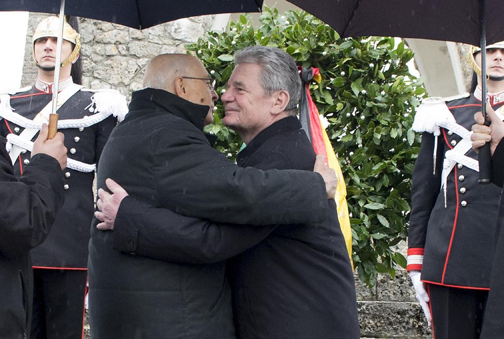 Il Presidente Gauck e il Presidente Napolitano