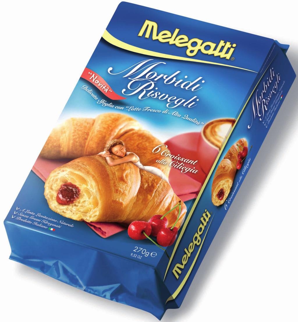 Croissant MELEGATTI albicocca, ciliegia 270 g (al kg 4,41)