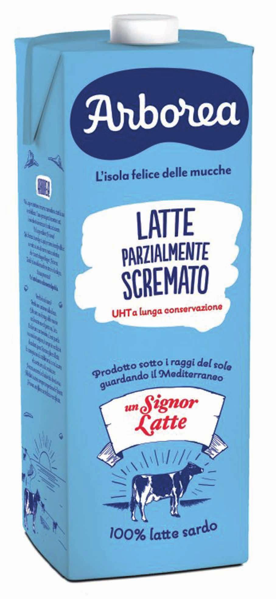 Latte UHT ARBOREA parzialmente scremato 1 lt 0,67