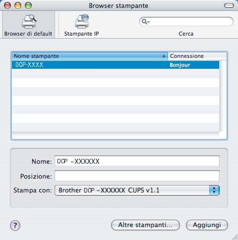 PageManager, fare clic sull'icona Presto! PageManager e seguire le istruzioni sullo schermo. 20 Scegliere DCP-XXXX (dove XXXX è il nome del proprio modello), quindi fare clic su Aggiungi.