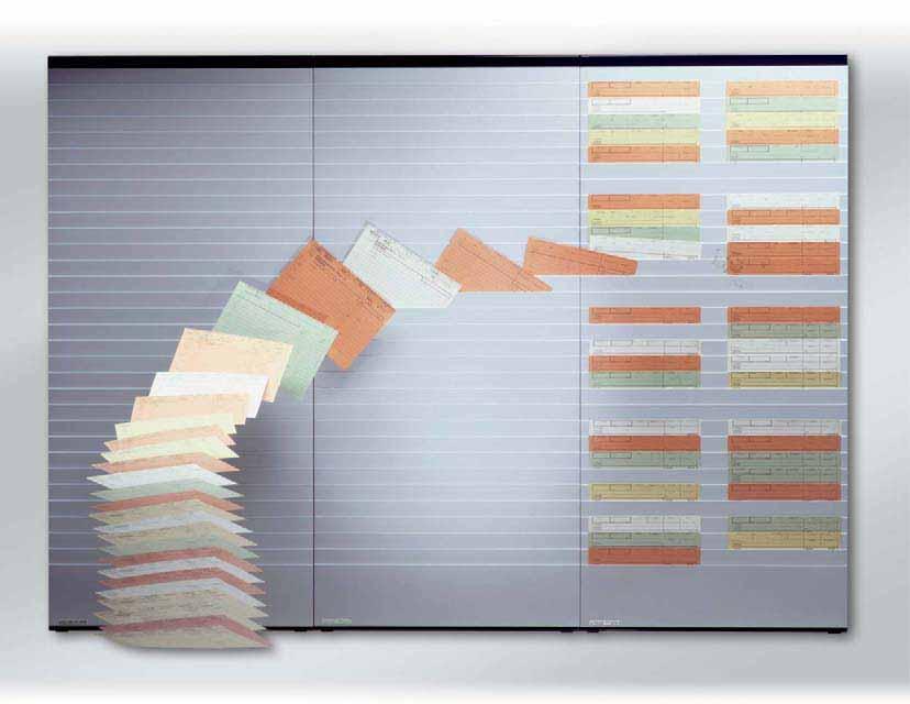 Sistema Kanban cardplan cardplan La modularità del sistema cardplan permette la realizzazione di soluzioni veloci e robuste per la disposizione di documenti.